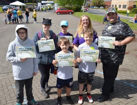 Volunteers fundraising for DanceSyndrome